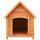 vidaXL Dog House Pine & Fir Solid 72x85x82 cm