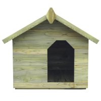 vidaXL Hundehütte mit Dach Imprägniertes Kiefernholz