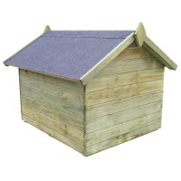 vidaXL dog house with roof Impregnated pine wood
