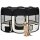 vidaXL Foldable Puppy Playpen with Carrying Bag Black 125x125x61 cm