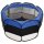vidaXL Faltbarer Welpenlaufstall mit Tragetasche Blau 110x110x58 cm