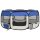 vidaXL Foldable puppy playpen with carry bag Blue 145x145x61 cm