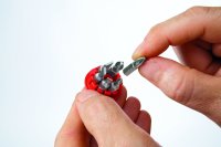 wiha screwdriver Stubby 1/4" with bit magazine magnetic