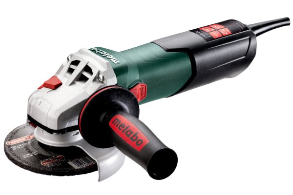 Metabo Winkelschleifer WEV 11-125 Quick (603625000); mit Drehzahlregelung, Schnellspannnmutter; Karton