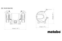 Metabo DS 150 M double grinder (604150000)