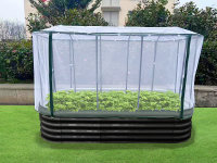 HC Garden & Leisure Raised Bed Oval with Mesh Cover