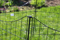 HC Garten & Freizeit Teichzaun Unterbogen Komplettset anthrazit 11 tlg. B-Ware
