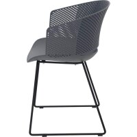 Lesli Living Design-Stuhl ORLY grau - 41260