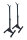 HC Sports barbell rack 85 - 152 cm