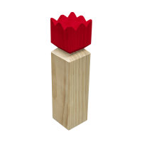 Viking Chess ODIN-M, Pine Wood, red king