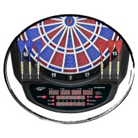 Carromco Electronic Dartboard - STRIKER-601, With Adapter, 2-Hole-Type
