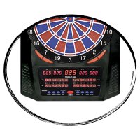 Carromco Electronic Dartboard - TOPAZ-901, With Adapter,...