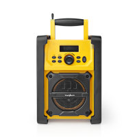 Nedis Radio UKW FM Bluetooth Baustellenradio Handwerkerradio tragbar robust